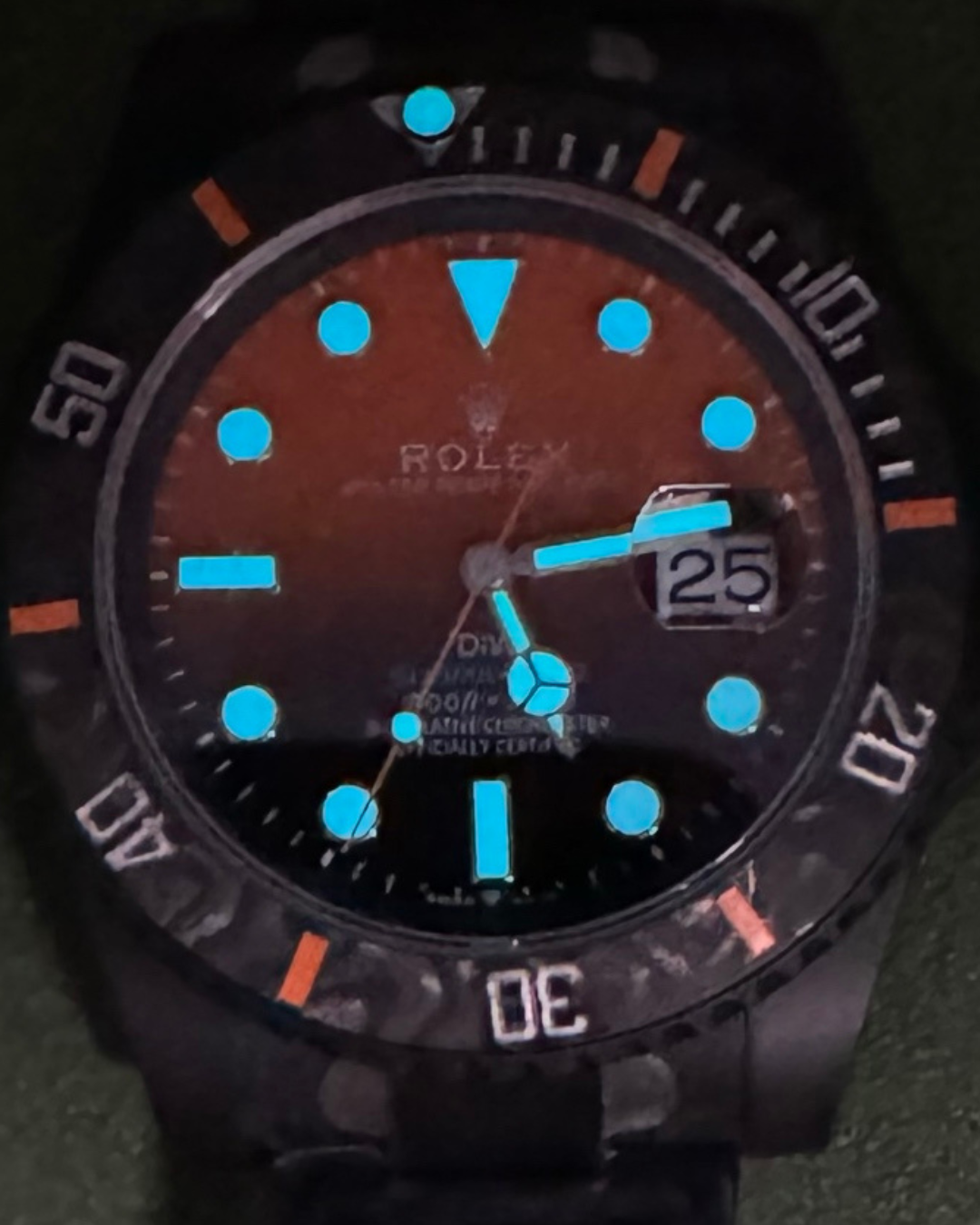 VS Submariner DIW Super Watch DLC Mod Black-Orange