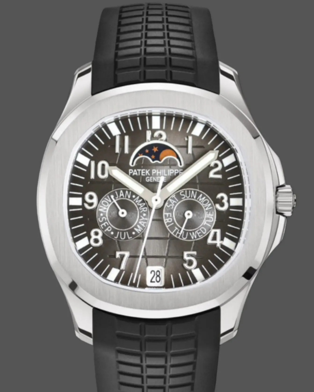 Aquanaut SC 5261R Annual Calendar Black Dial Watch