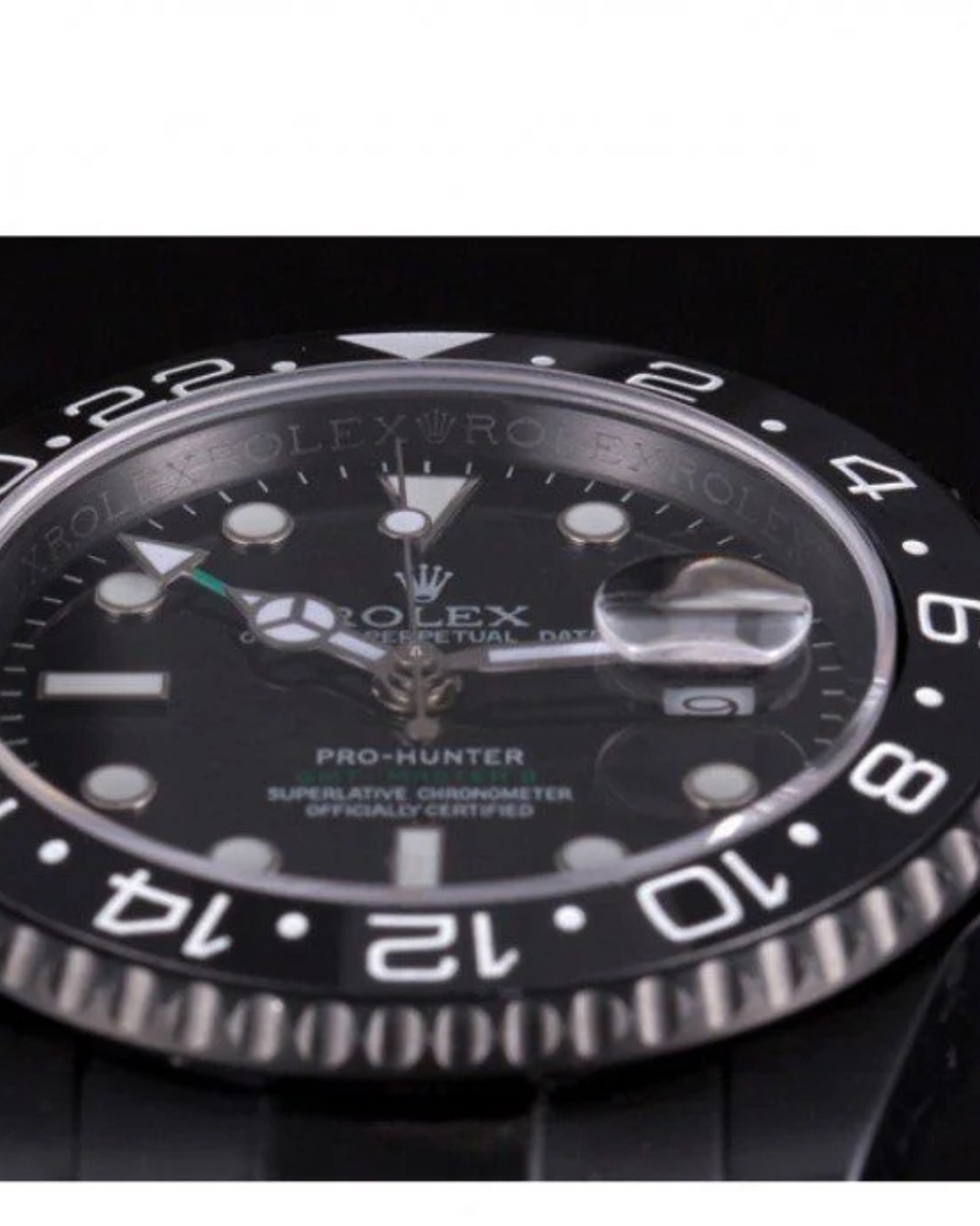 Gmt Watch Mod Black Crown Edition