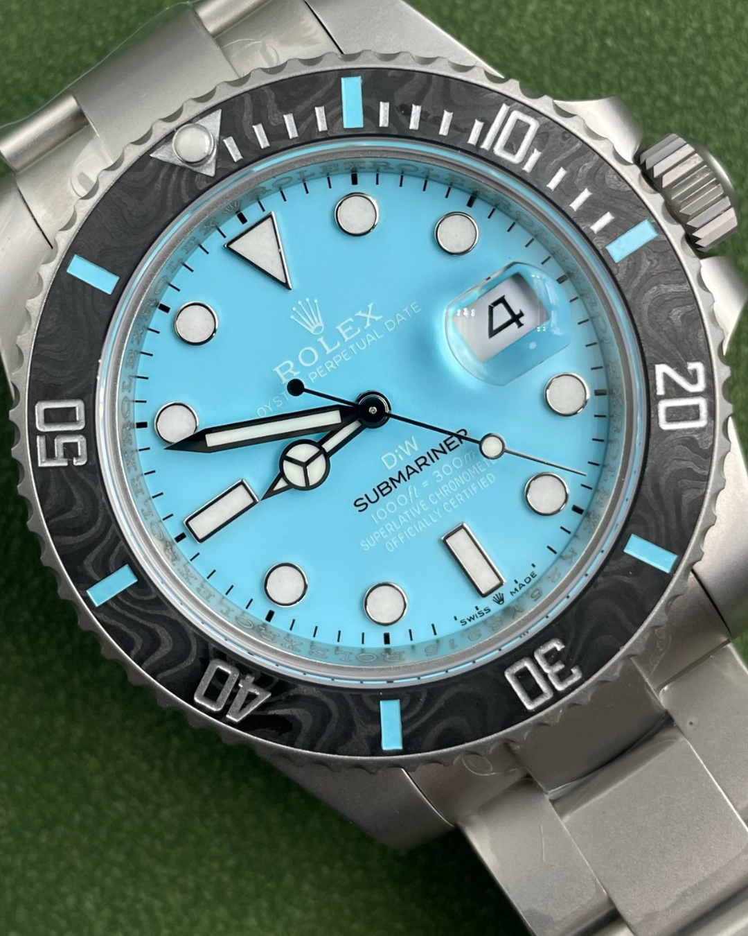VS Submariner DIW Super Watch DLC Mod Tiffany Blue