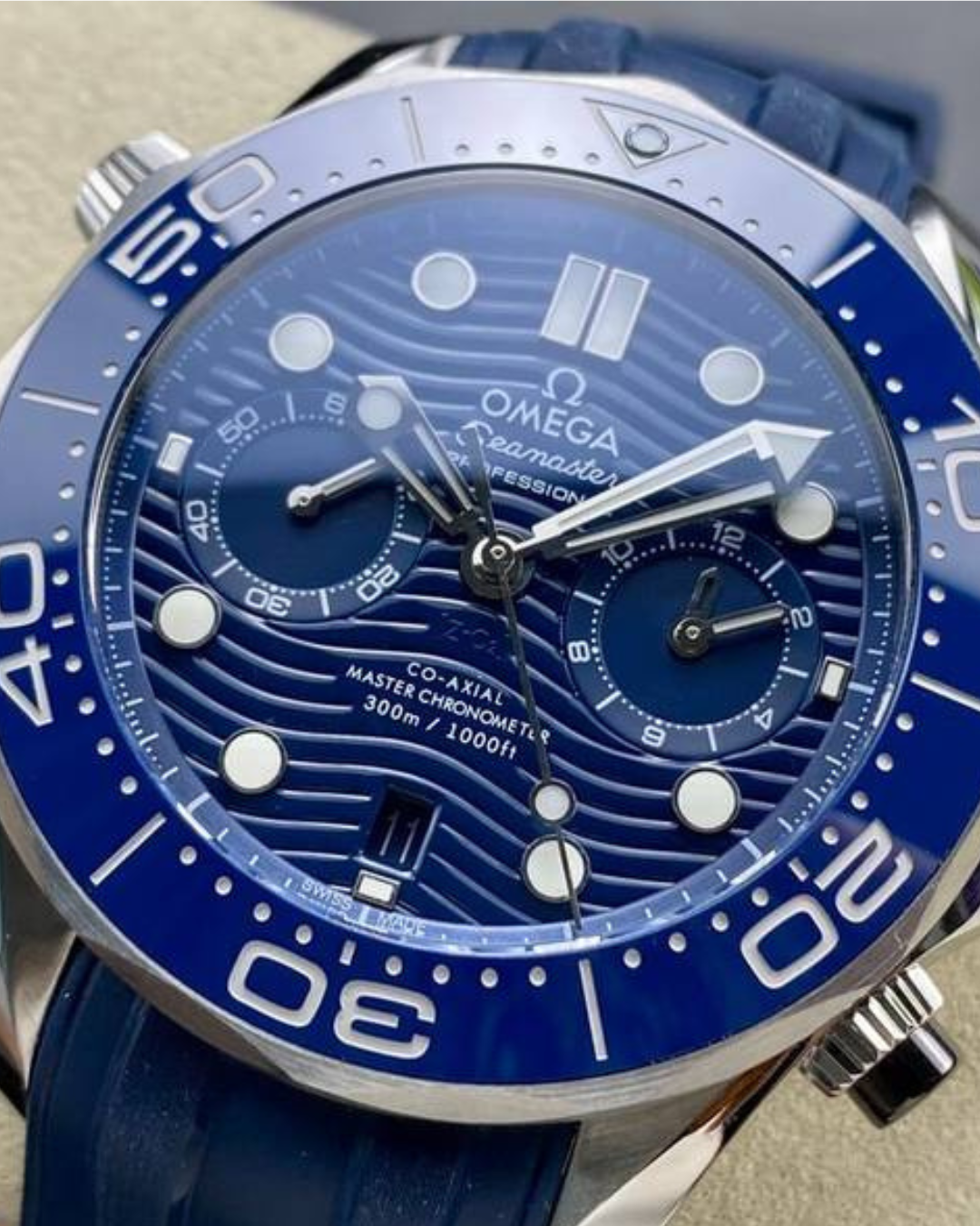 Omega Superclone Seamaster 44mm Diver 300m Blue 210.32.44.51.03.001