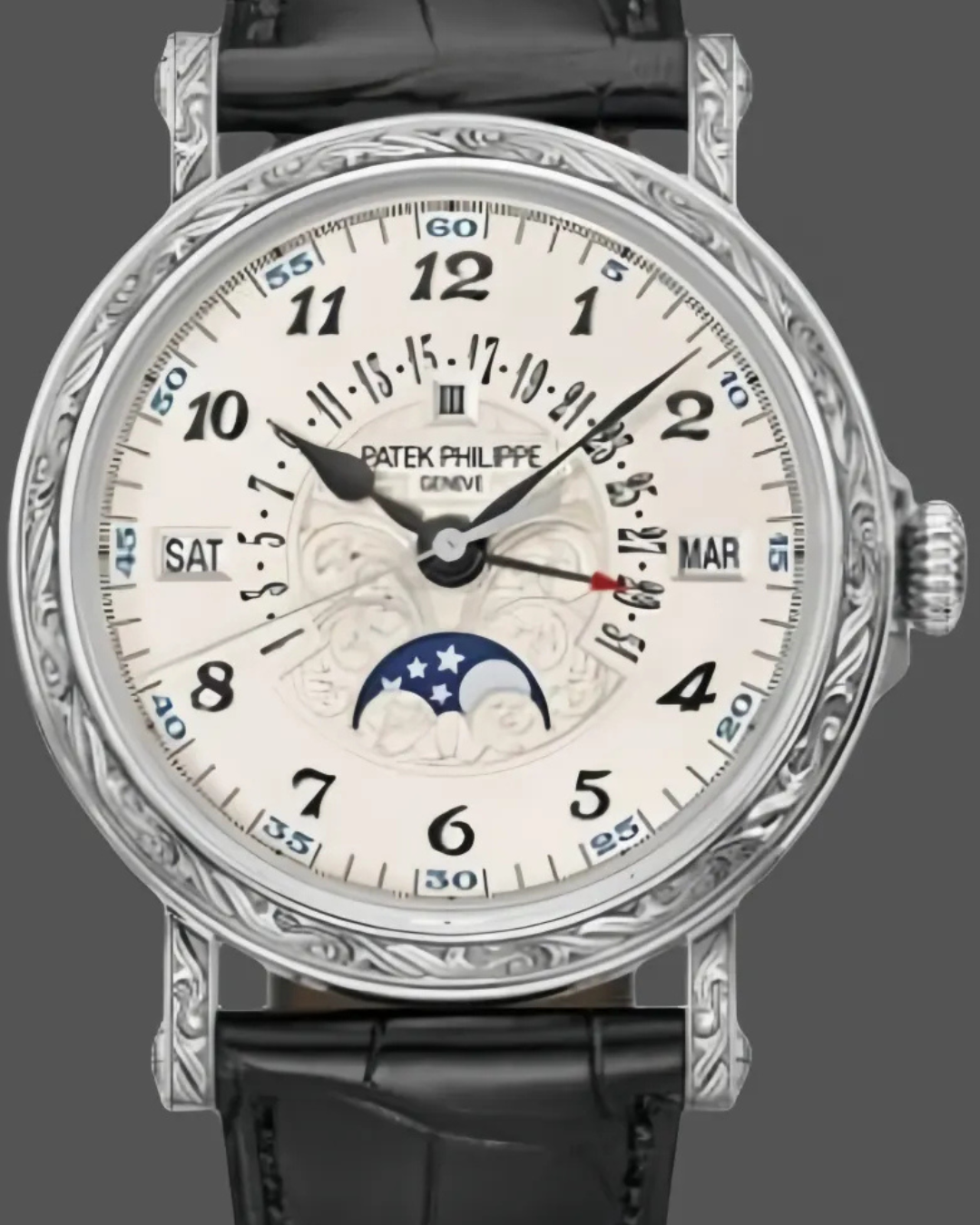 Patek Philippe Superclone Grand Complications 5160/500G-001 White Gold Perpetual Calendar