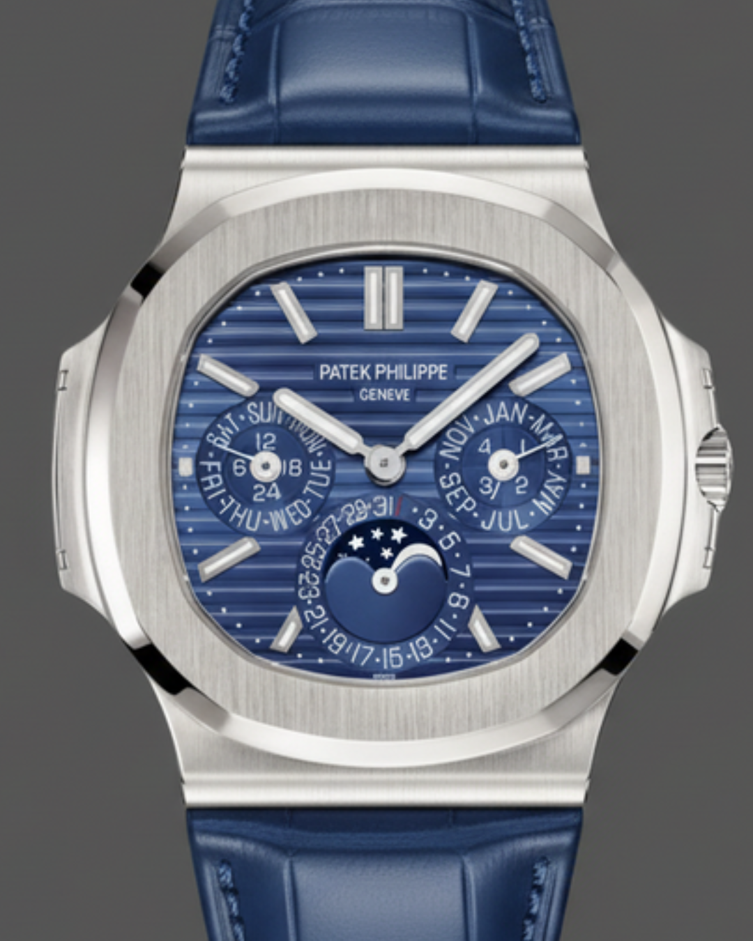 Patek Philippe Superclone Nautilus Perpetual Calendar Blue 57401G001