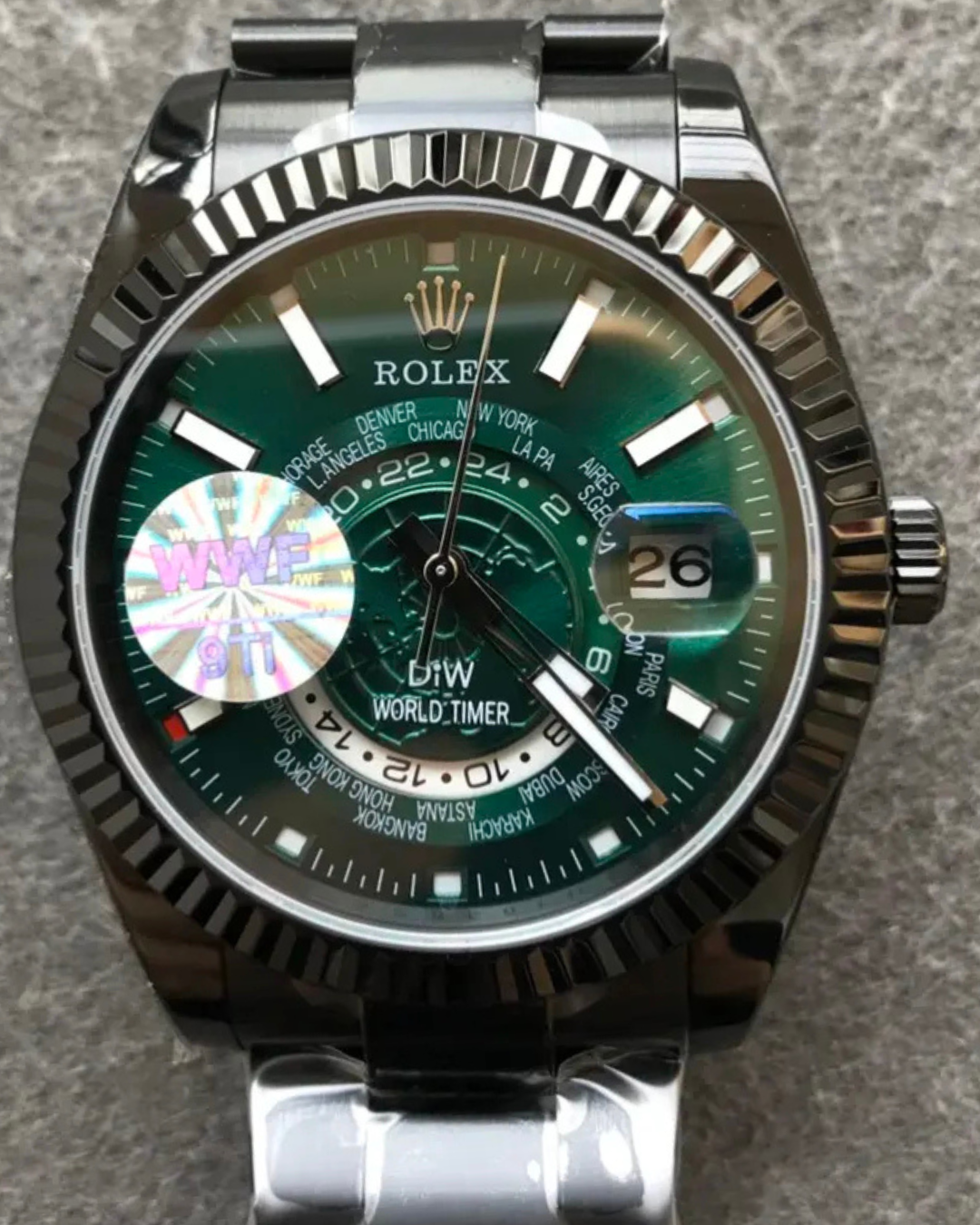 Rolex DiW Sky-Dweller Superclone 326934 Green Dial