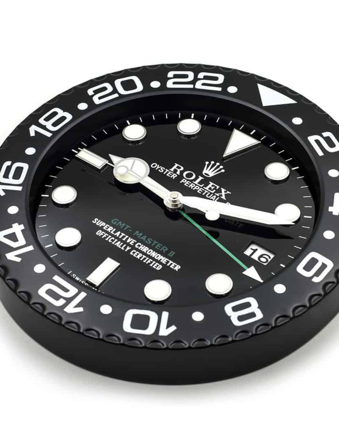 Wall Clock Gmt Black Edition