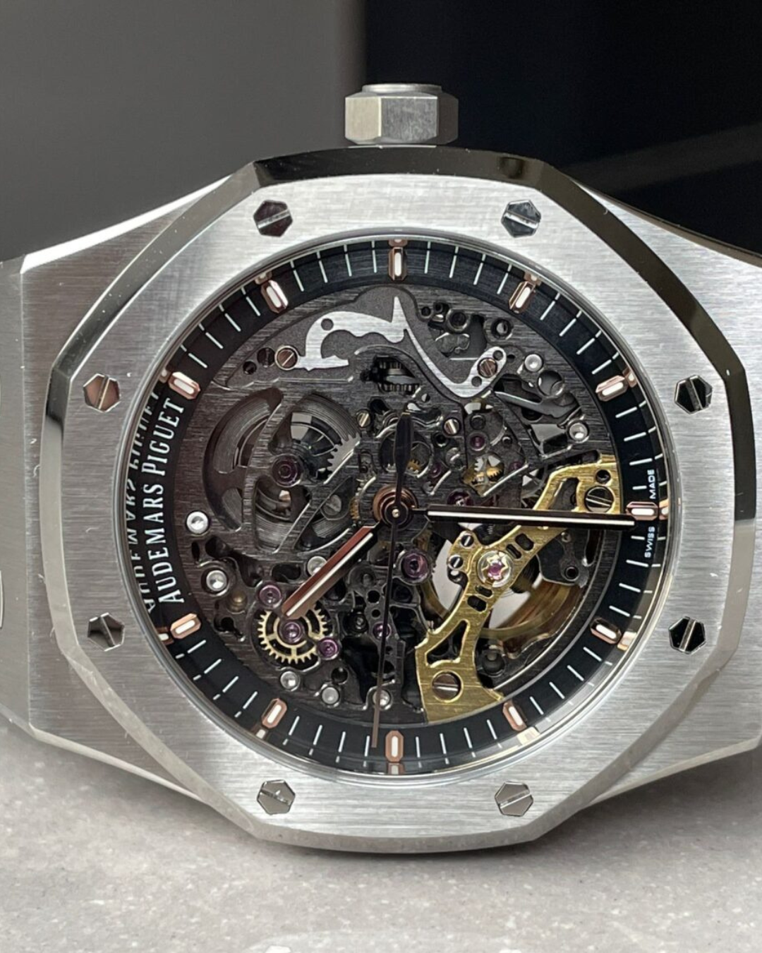 Royal Oak SC Double Balance Wheel Openwork 15407ST.O0.1220ST.01 Watch