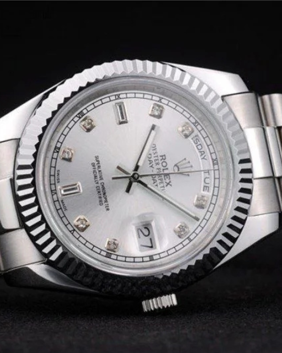 Day Date Watch Mod Crown Edition