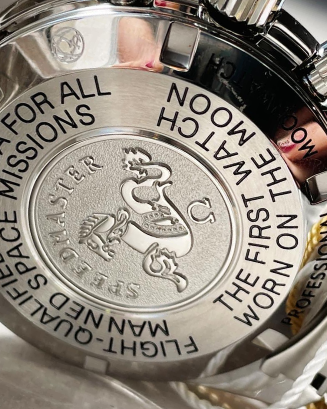 Omega Speedmaster 42mm Super Watch Mod Black First Moon