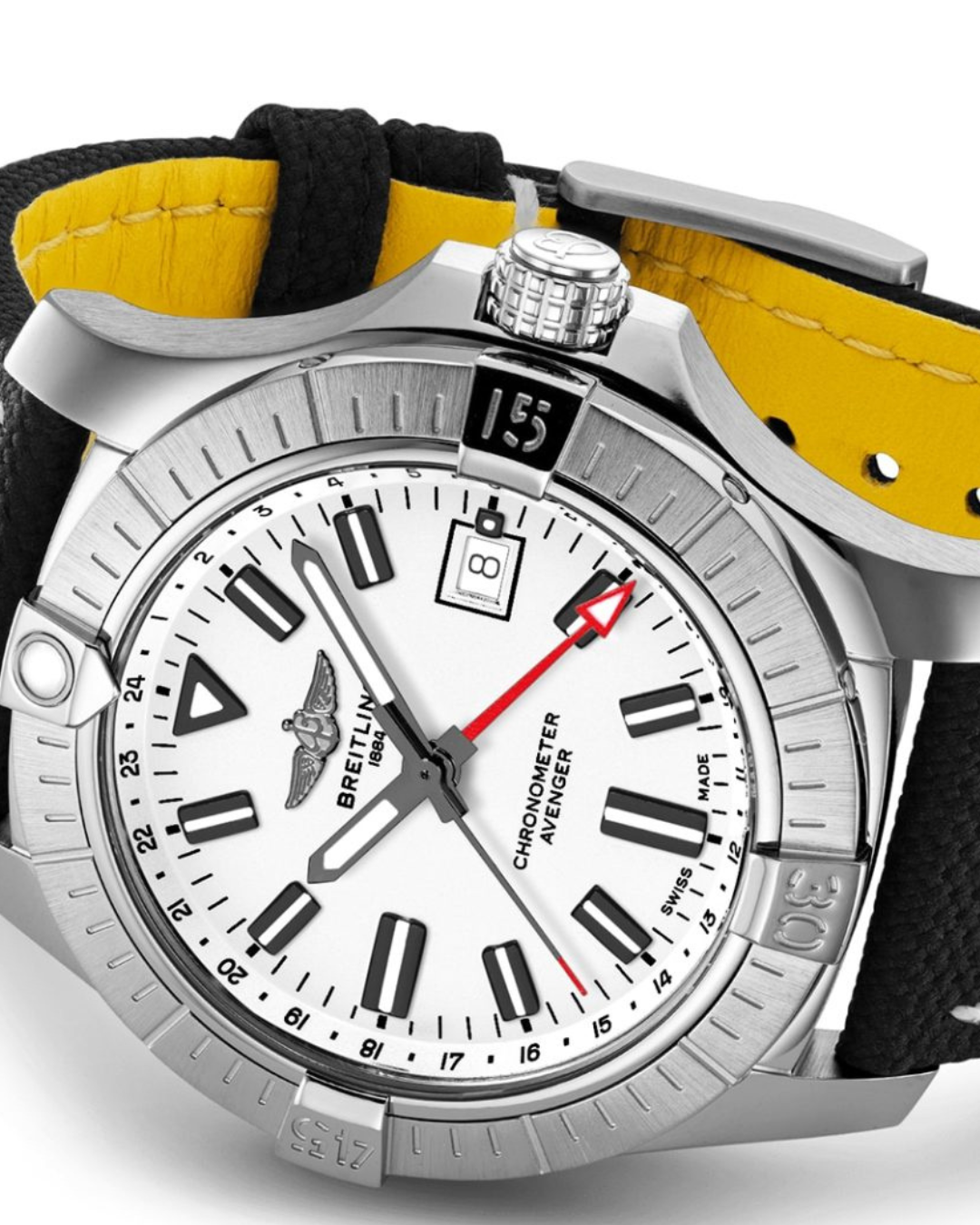 Avenger GMT A32397101A1X2 White Watch