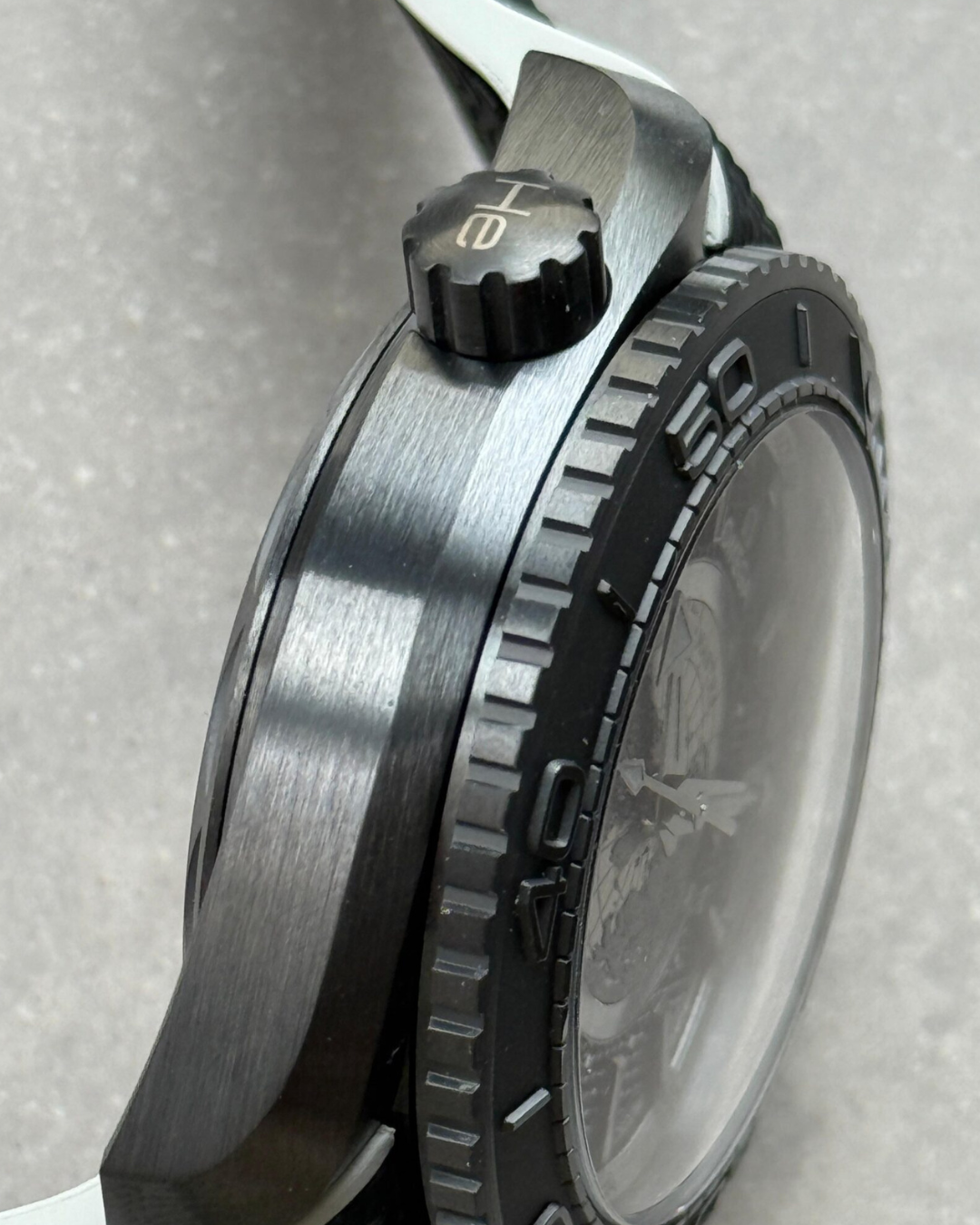 Omega Planet Ocean 45.5mm GMT Super Watch Mod World Timer Black