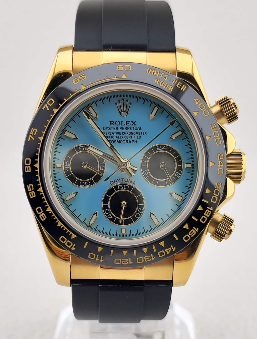 RLX MOD DAYTONA TURQUOISE BLUE WATCH