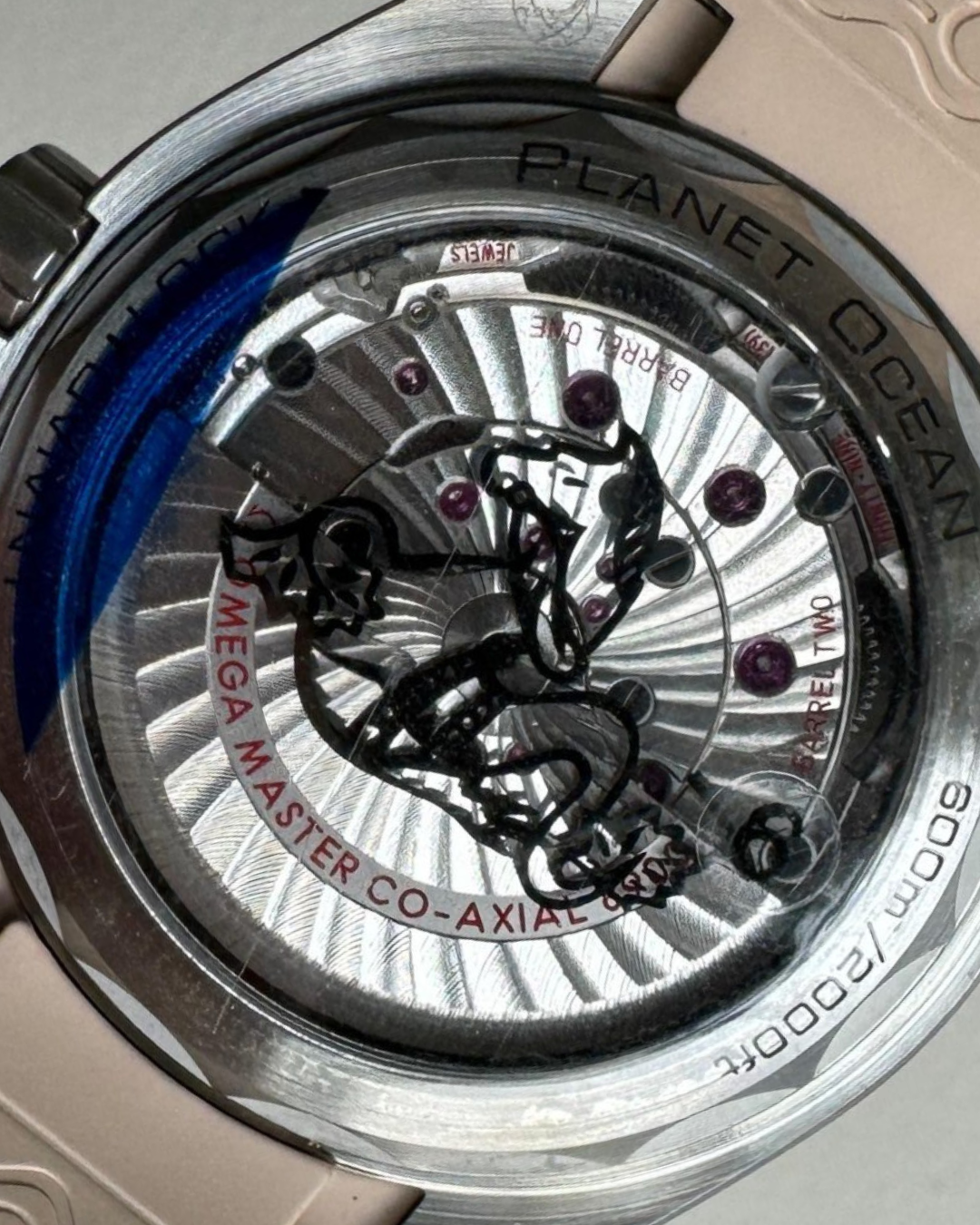 Omega Planet Ocean 600 43.5mm Super Watch Mod Beige A8900