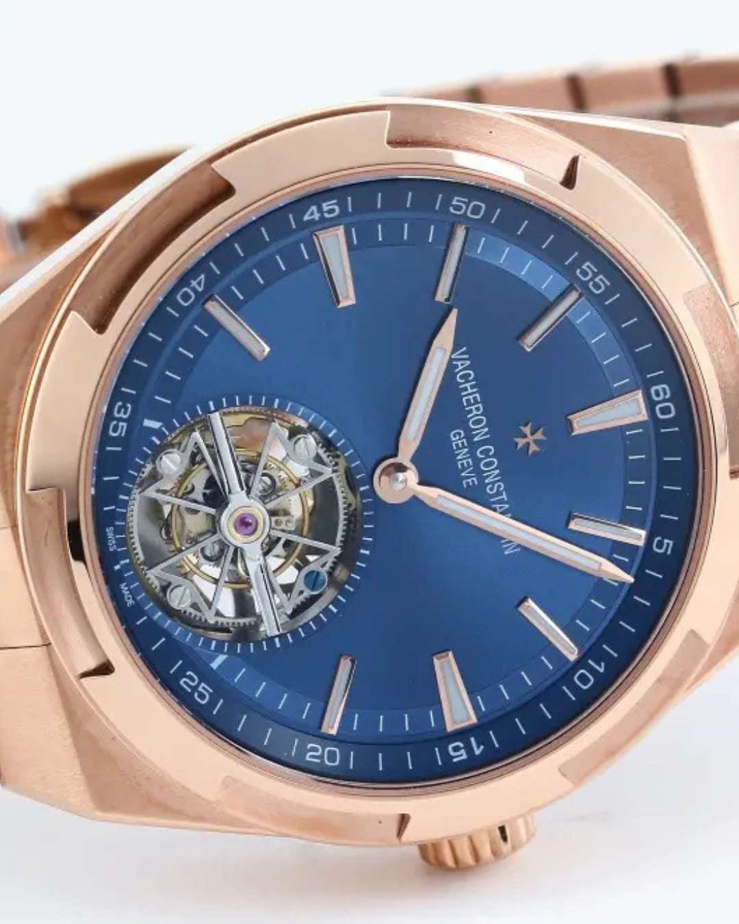 Vacheron Constantin Overseas Tourbillon SC 6000V/110R-B733 Rose Gold Watch