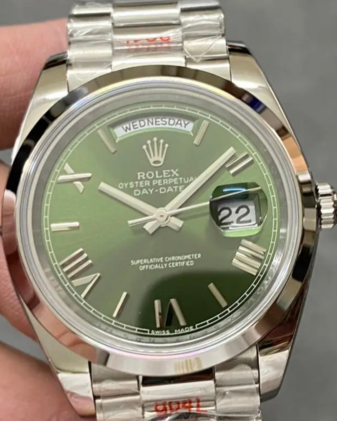 Day Date 228236 SC Green Dial