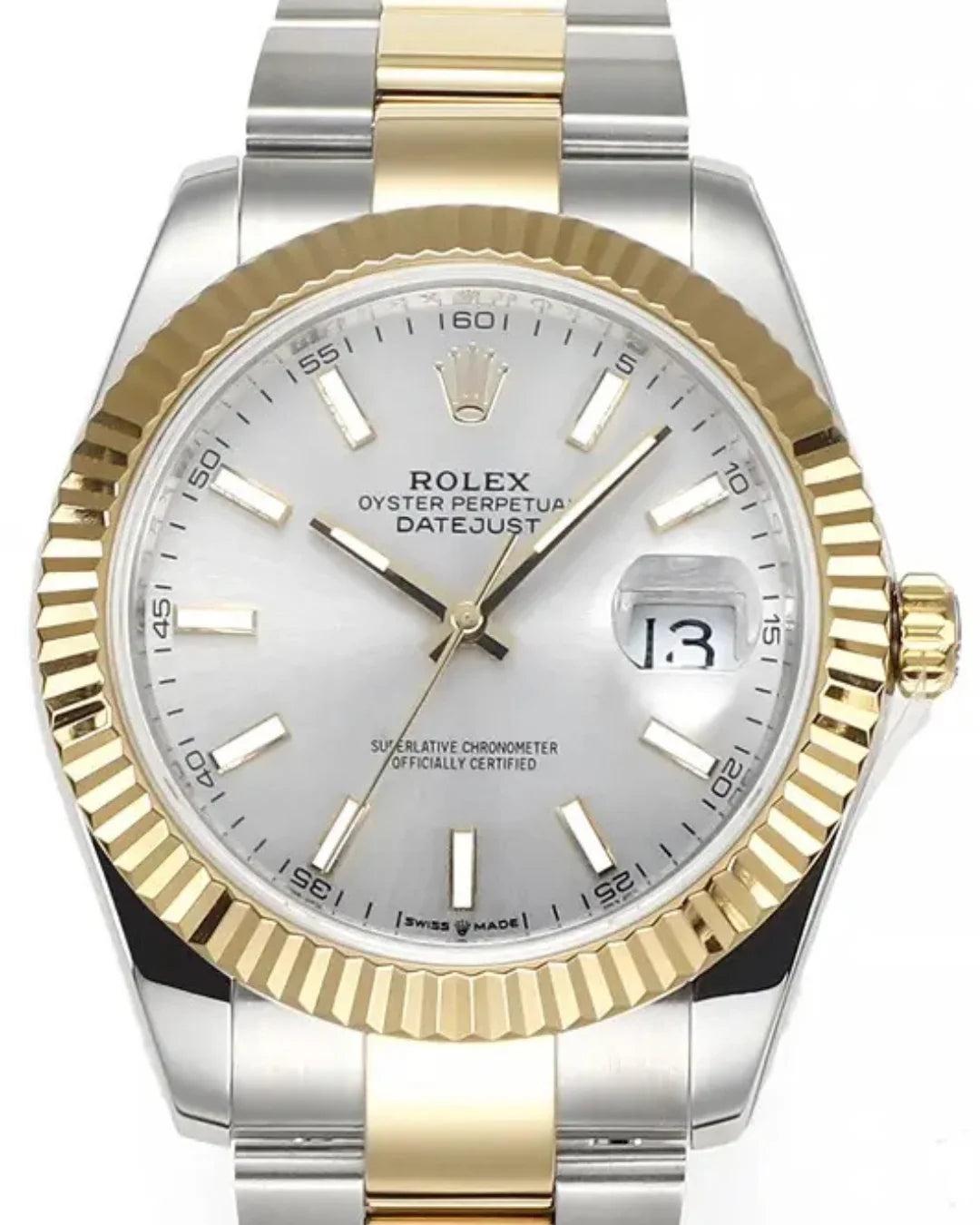 Rolex Datejust 41 Two-tone Silver Dial 126333 Watch - Wristwatch