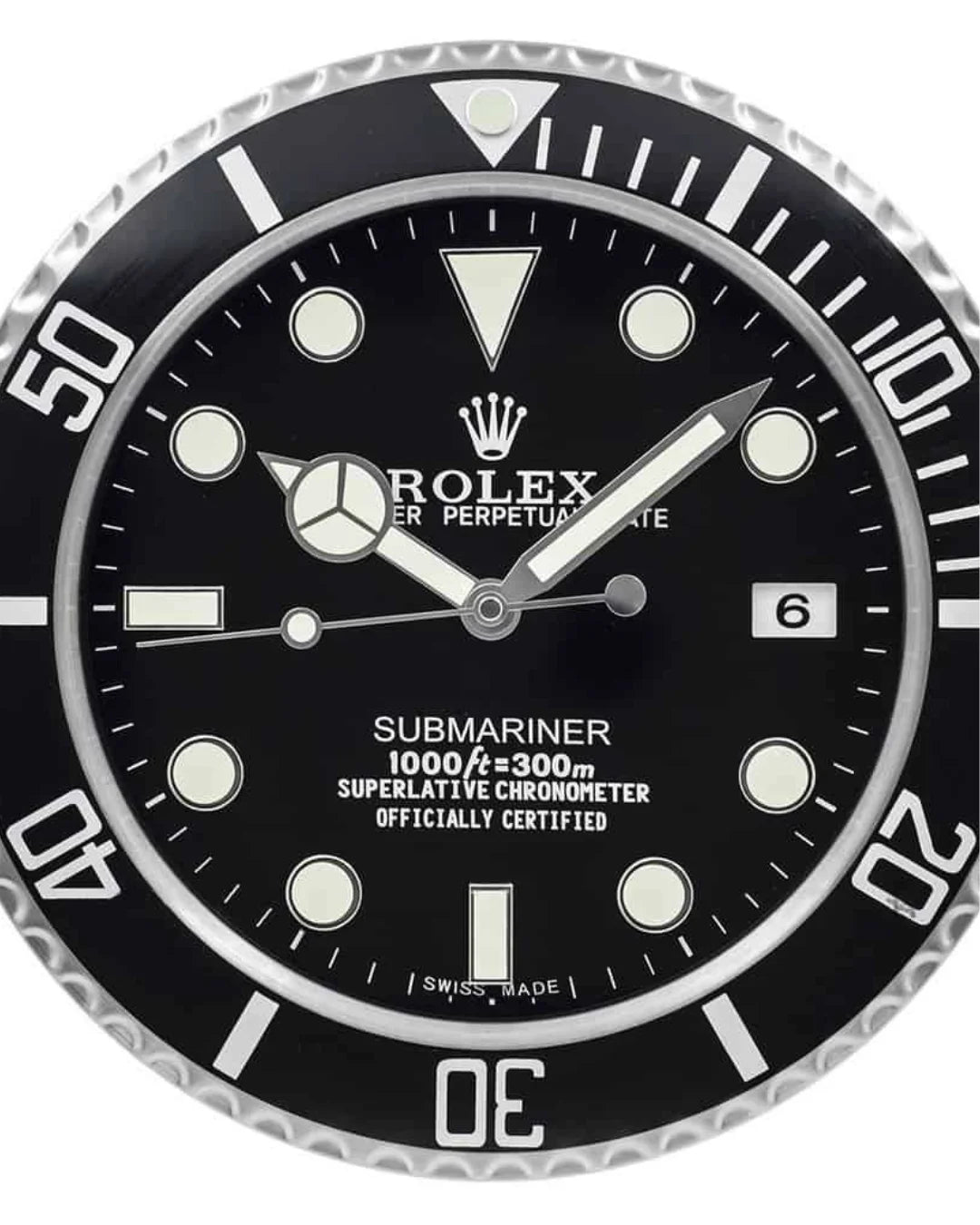 Rolex Wall Clock Submariner Black Edition - Wall clock