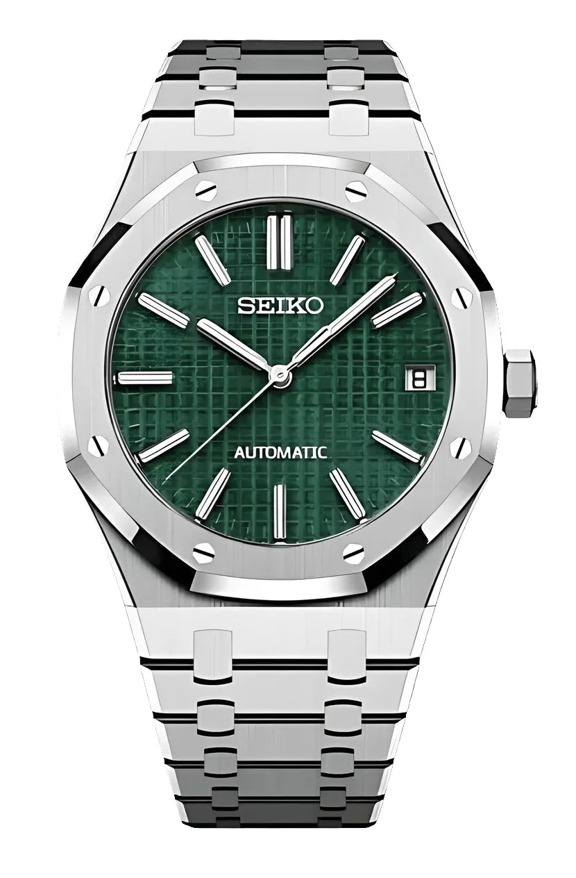 Royal Oak Watch Mod Green Classic Edition Wristwatch