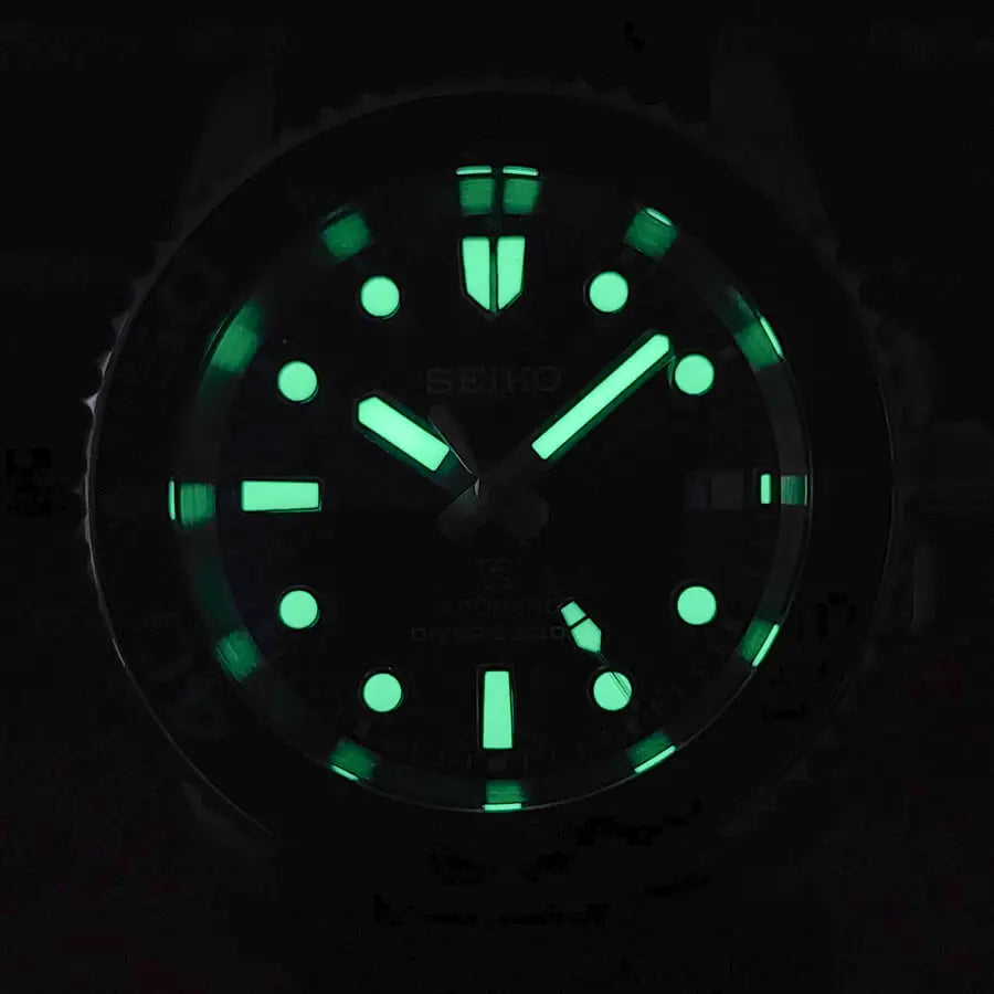 SEIKO CUSTOM MOD MONOCHROME WATCH - Wristwatch