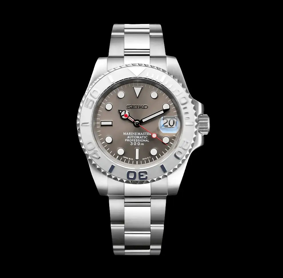 SEIKO MOD CUSTOM YACHT MASTER CHAMPAGNE WATCH - Wristwatch