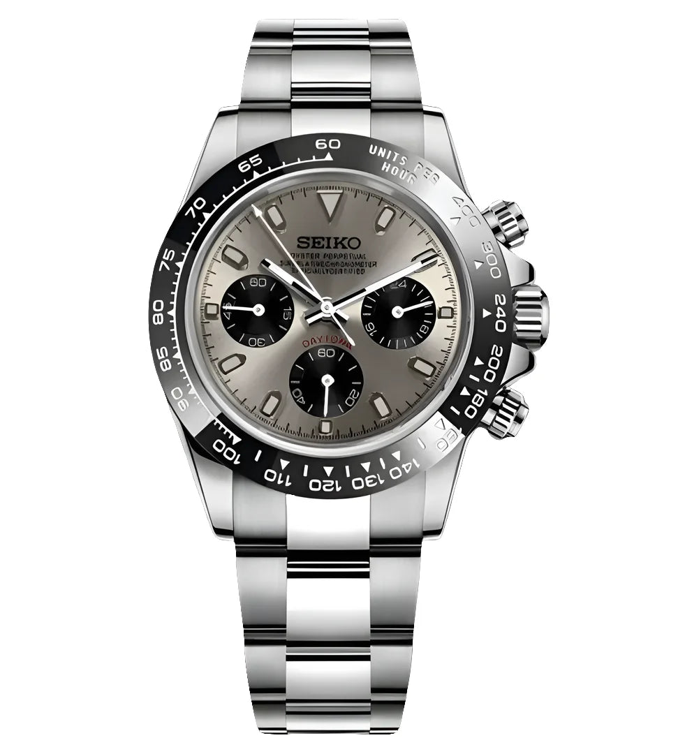 Seiko Mod Daytona Ghost Watch Wristwatch