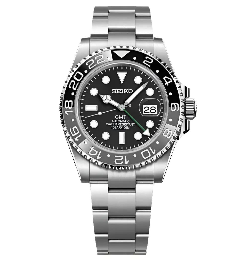 SEIKO MOD GMT BRUCE WAYNE WATCH - Wristwatch