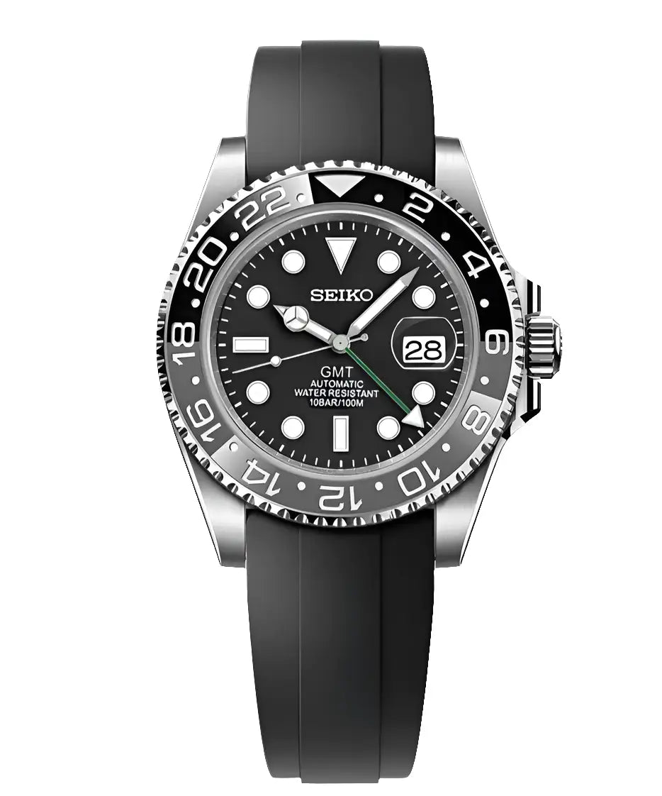 SEIKO MOD GMT BRUCE WAYNE WATCH - Wristwatch