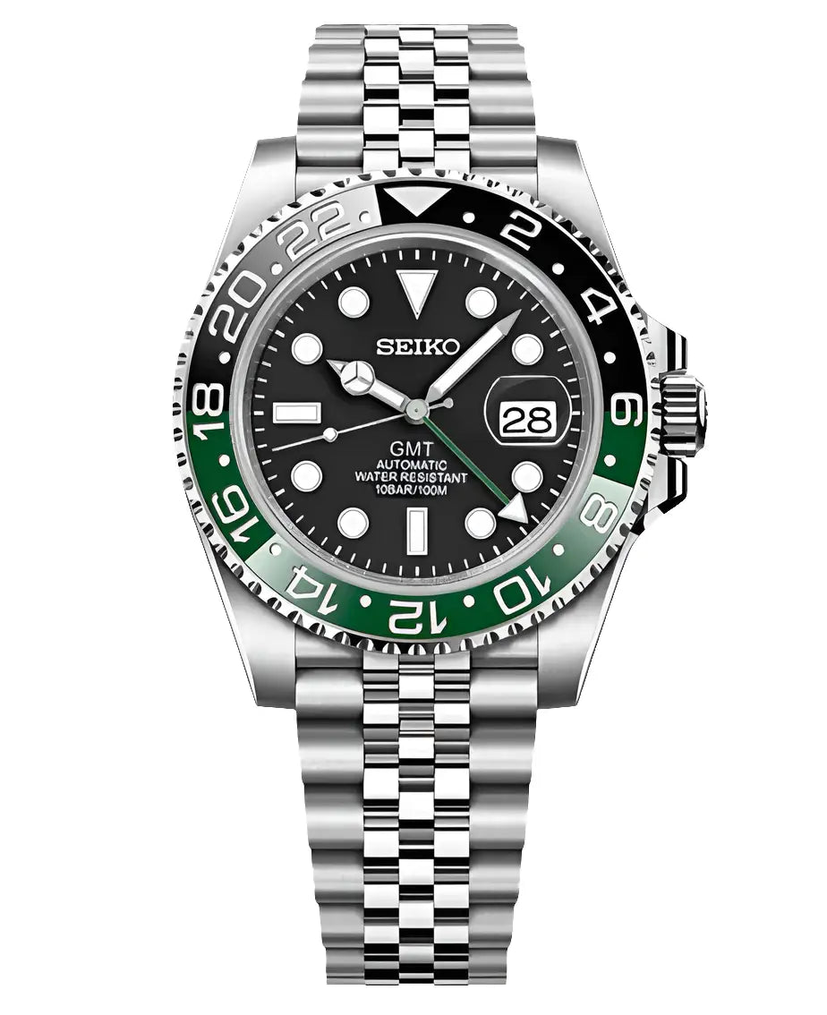 SEIKO MOD GMT SPRITE WATCH - Wristwatch