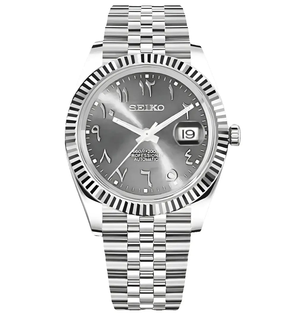 SEIKO MOD LADIES DATEJUST ARABIC GREY WATCH - Wristwatch