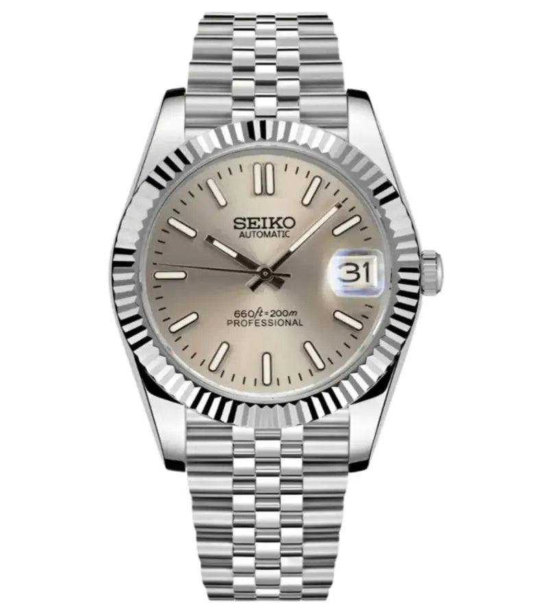 SEIKO MOD LADIES DATEJUST ROMAN CHAMPAGNE WATCH - Wristwatch