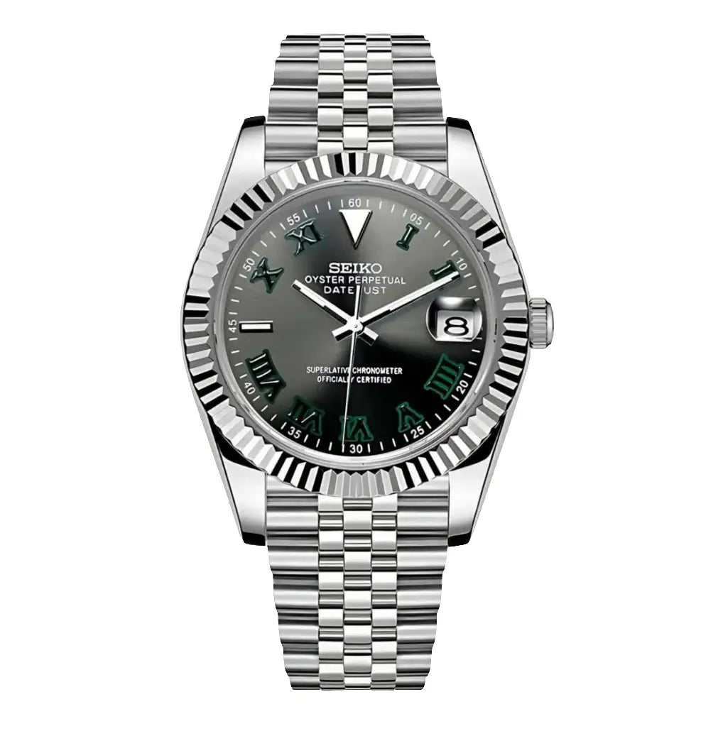 SEIKO MOD LADIES DATEJUST ROMAN GREY WATCH - Wristwatch