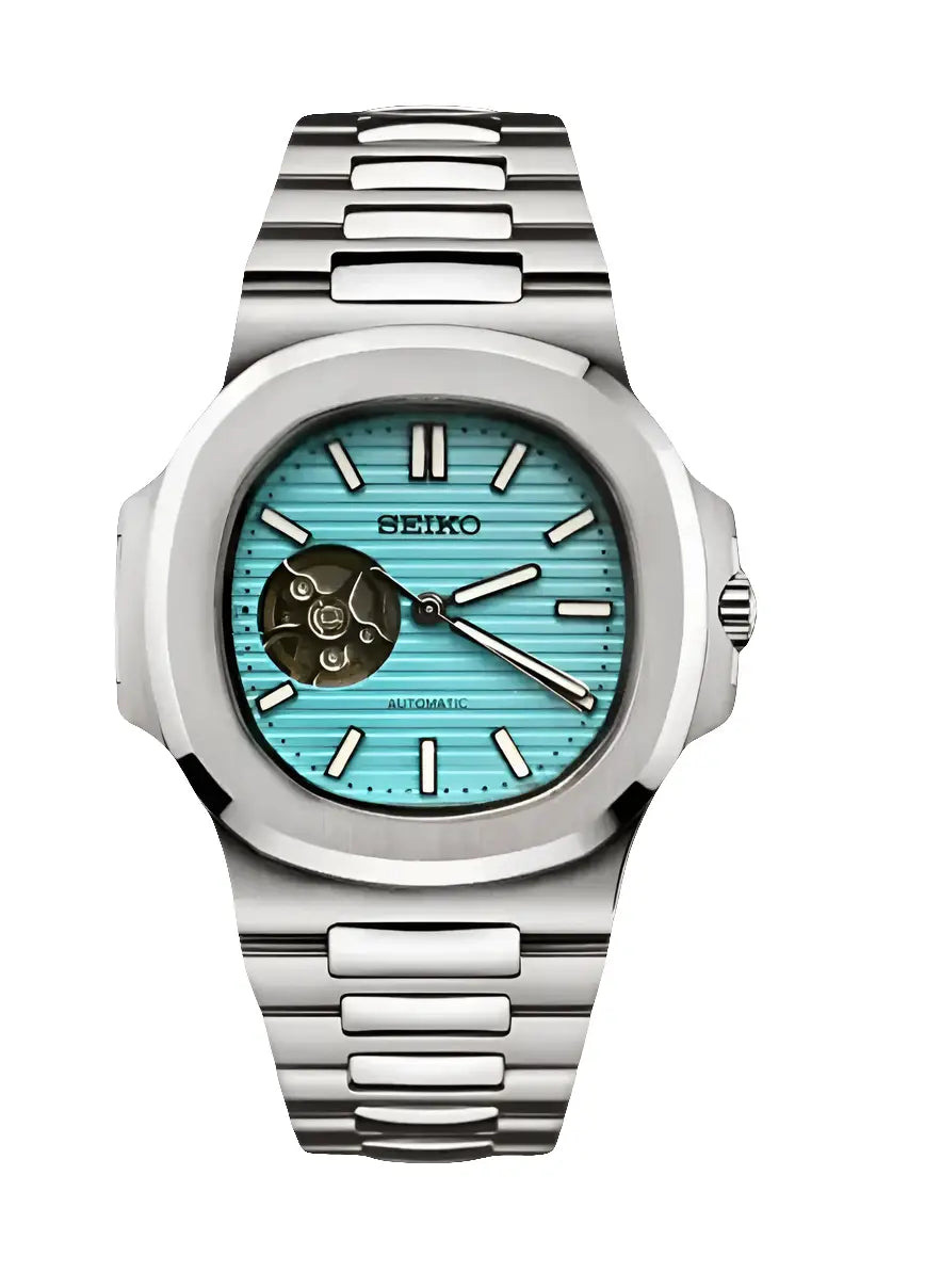 SEIKO MOD NAUTILUS TIFFANY OPEN HEART WATCH - Wristwatch