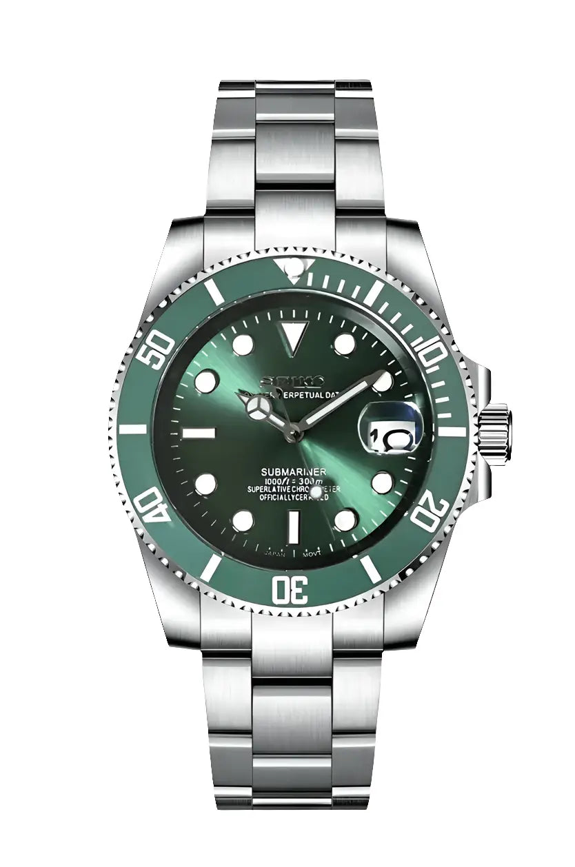 SEIKO MOD SUBMARINER HULK WATCH - Wristwatch