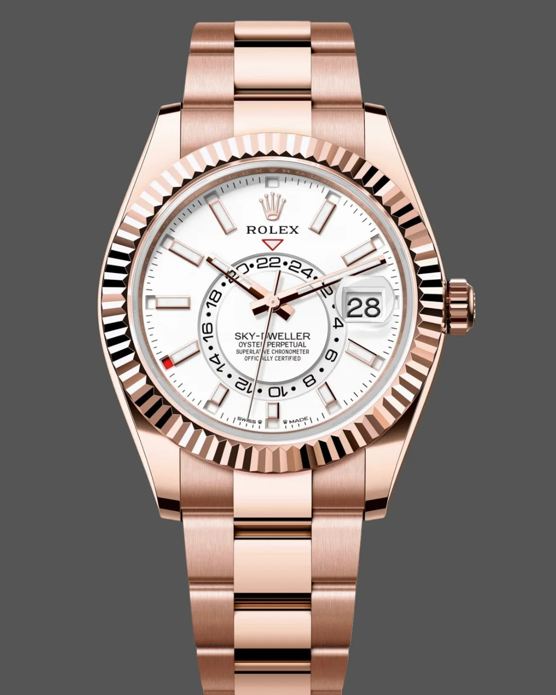 Sky-dweller Sc Everose Gold White Dial M336935-0003 - Wristwatch