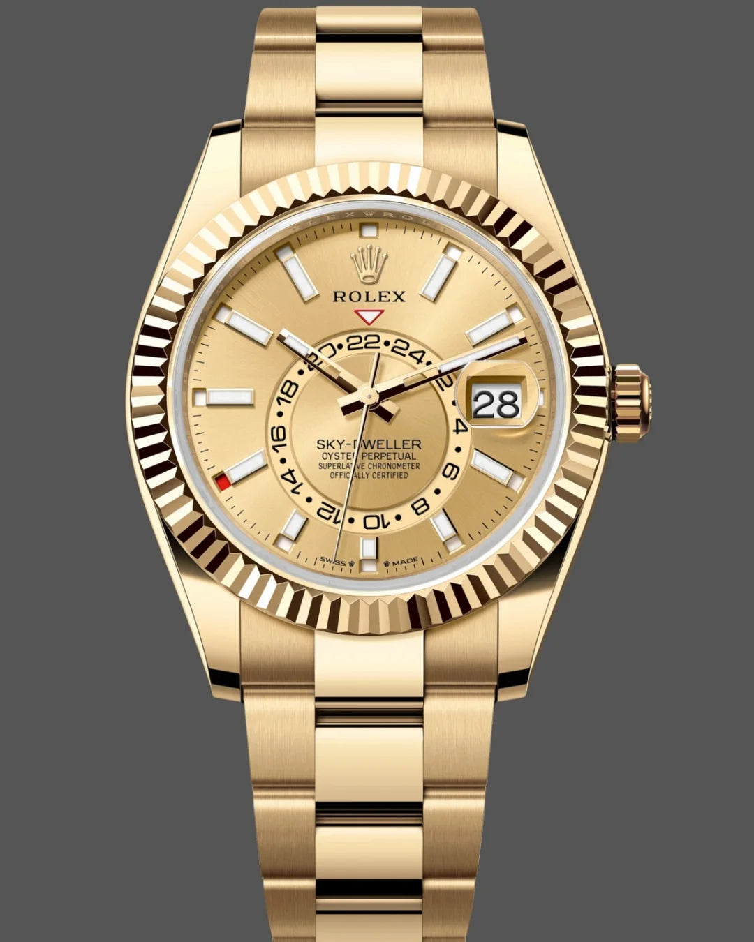Sky-dweller Sc Yellow Gold Champagne Dial M336938-0001 - Wristwatch