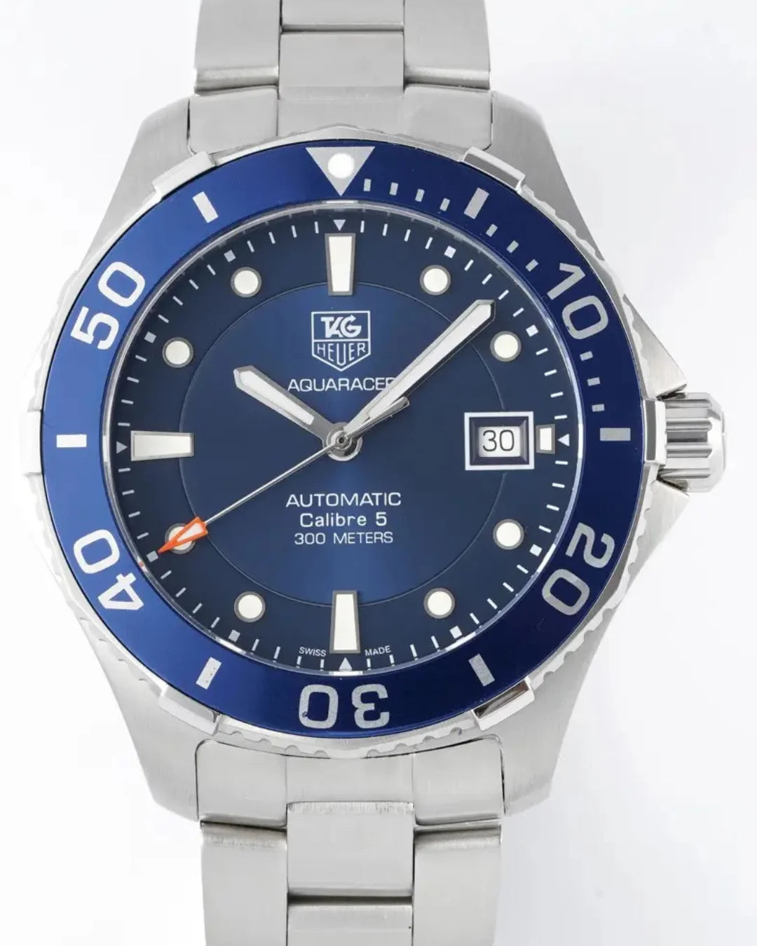 Tag Heuer Aquaracer Calibre 5 Wan2111.ba0822 Blue Watch - Wristwatch