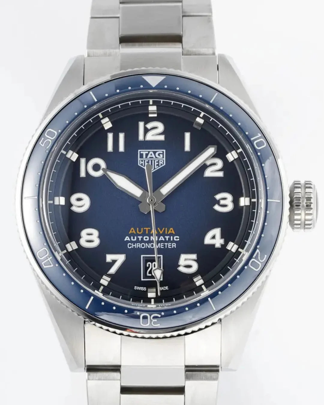 Tag Heuer Autavia Wbe5116.eb0173 Blue Watch - Wristwatch