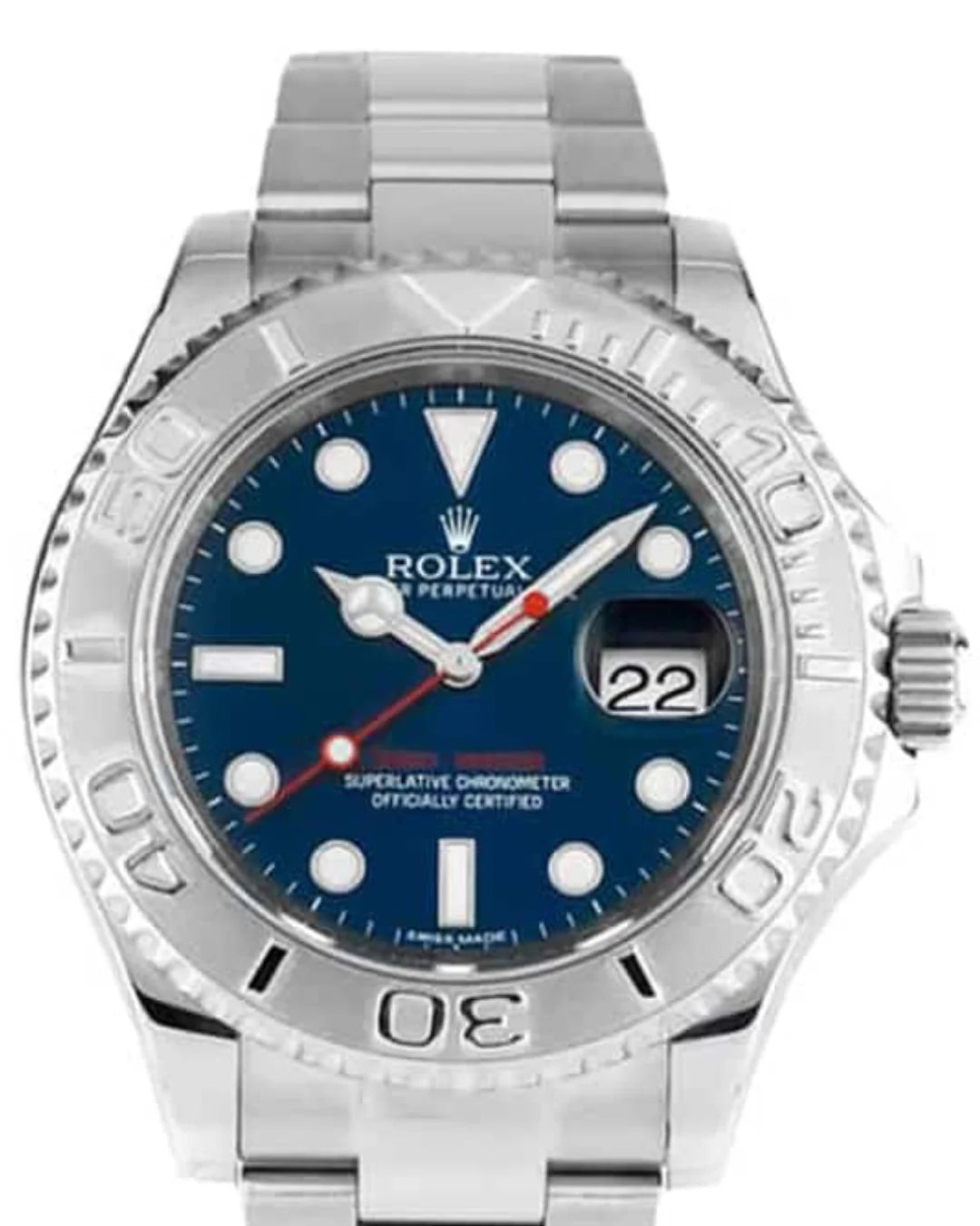 Yacht-master Sc Platinum Blue 116622-0001 Watch - Wristwatch