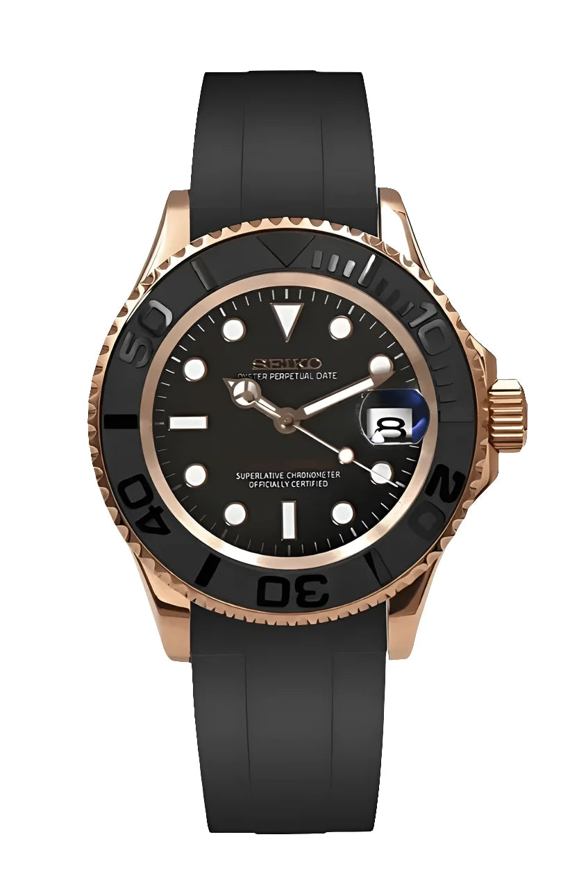 Yacht Master Watch Mod Rose Gold Edition - Wristwatch